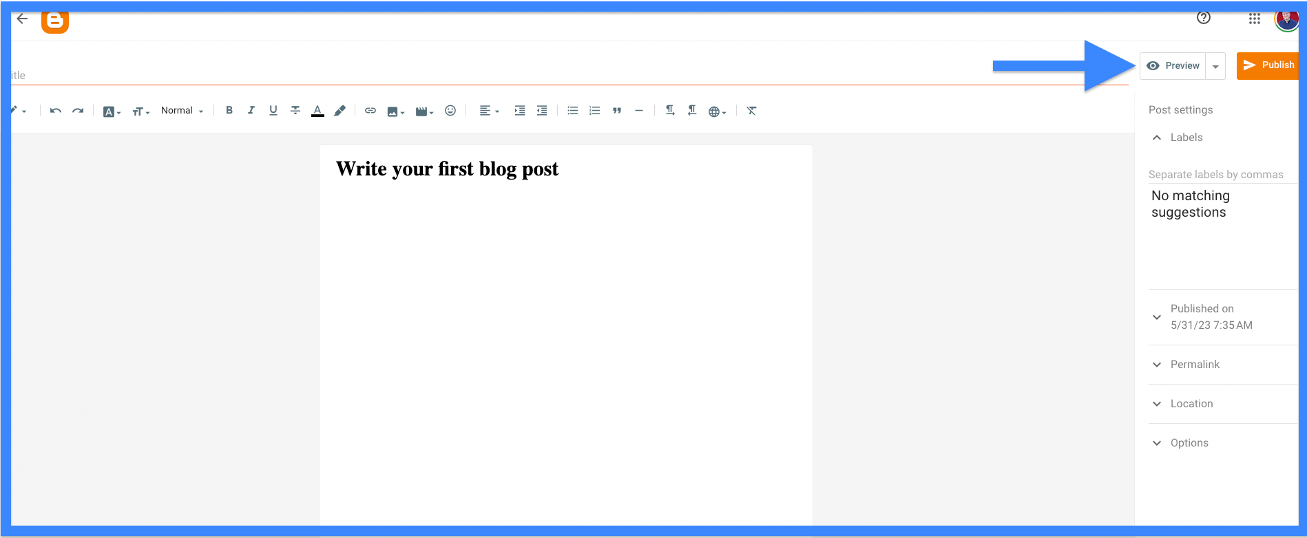 How to start a blog on Blogspot