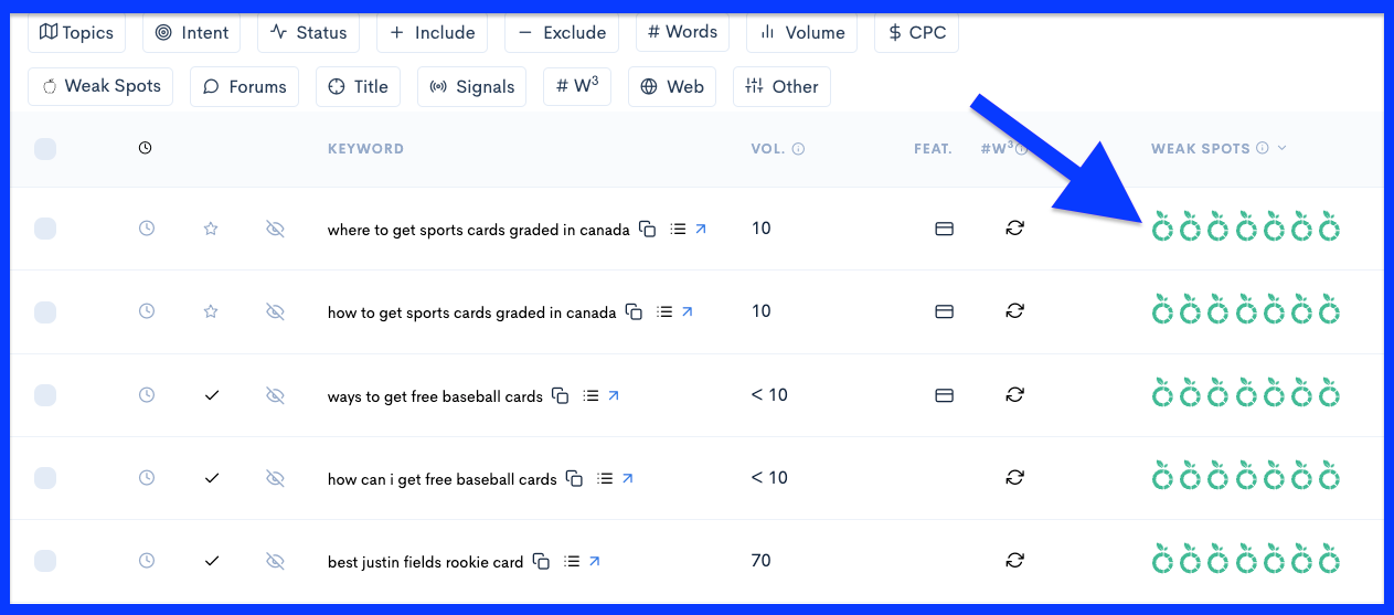 LowFruits Low Competition Keywords Explained