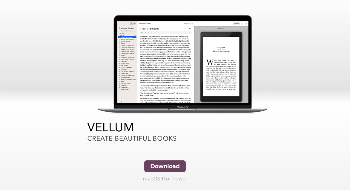 Vellum Create Beautiful Books