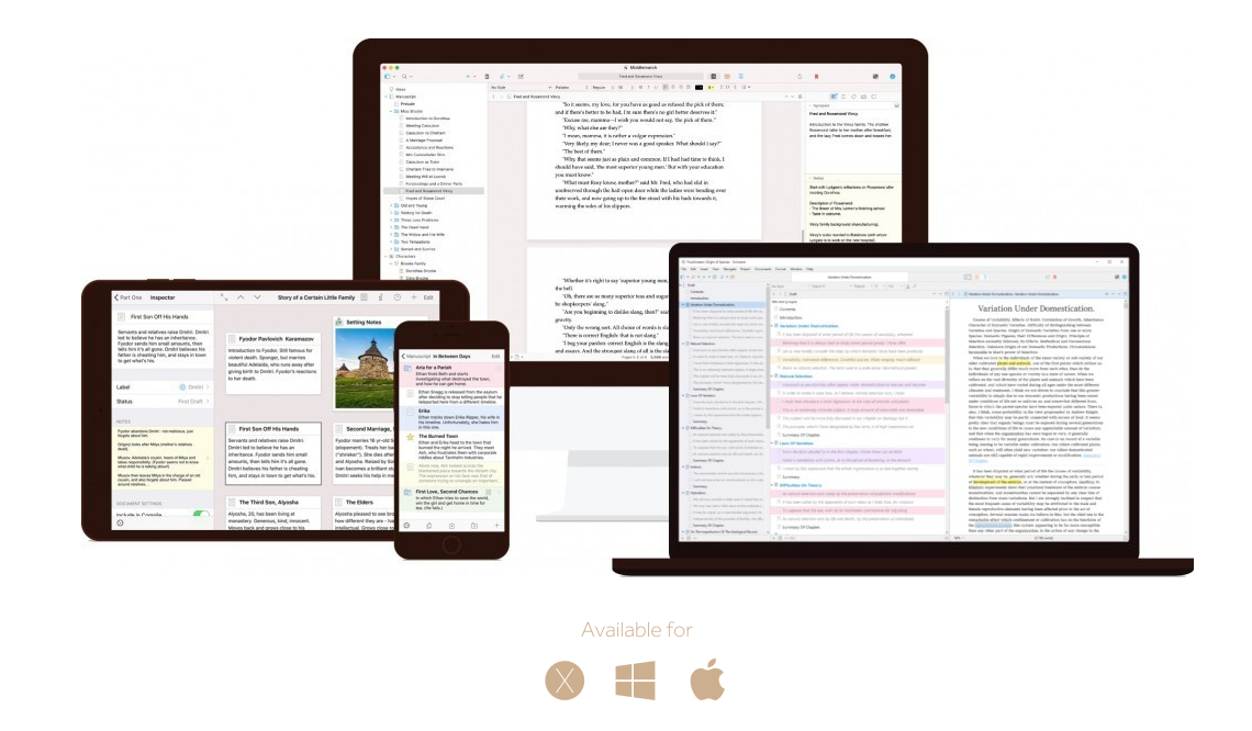 Scrivener Writing Software