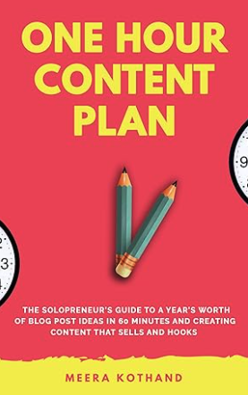 One Hour Content Plan Book