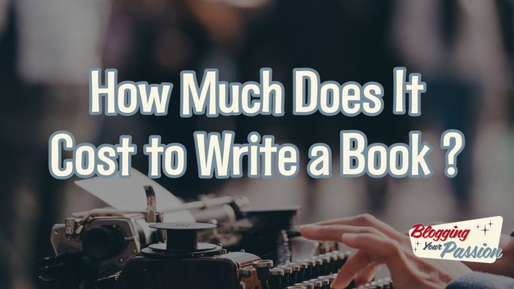 how much it cost to write a book