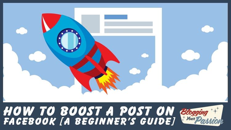 how to boost a post on Facebook
