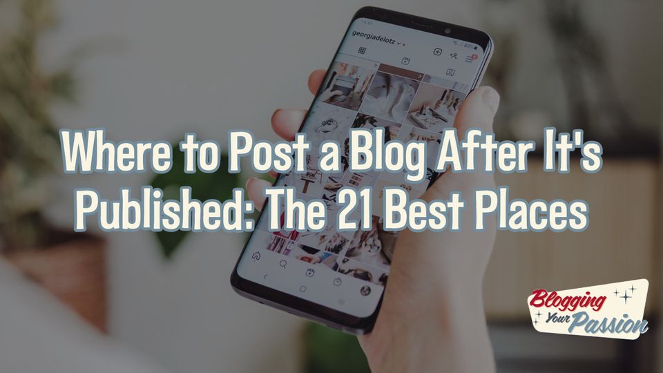 where to post a blog
