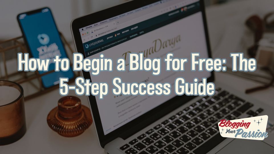 how to begin a blog for free