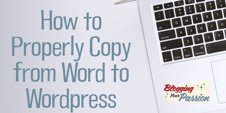 Copy from Word to Wordpress