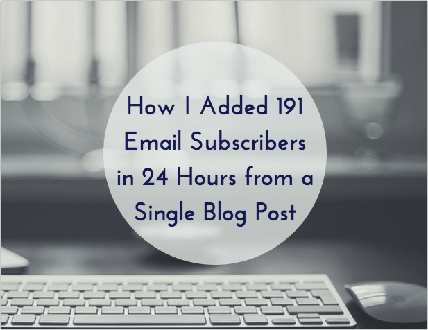 how i added 191 subscribers in 24 hours