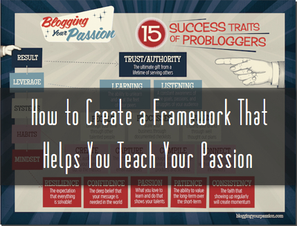 How to Create a Framework That Helps You Teach Your Passion