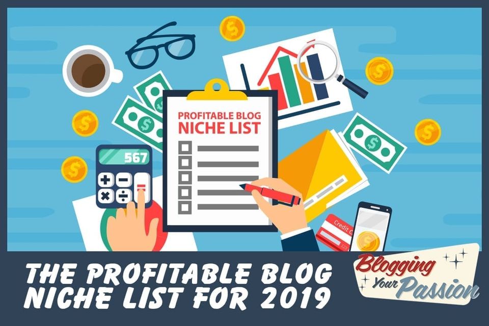 blog niche list