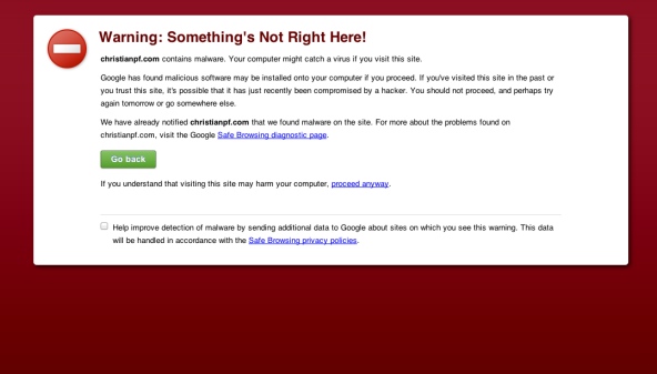 malware notification warning malware notification warning