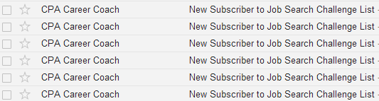new subscriber mailing list