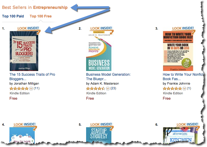 bestselling book in entrepreneurship