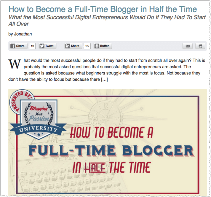 Ways to start a blog post