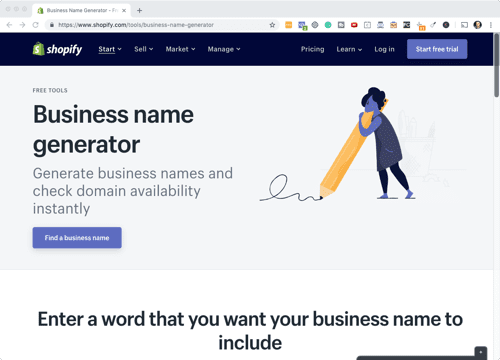 business name generator